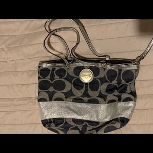 Coach denim bag